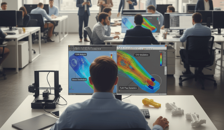 software FEM e CFD per prototipi 